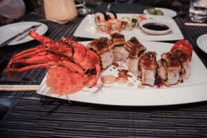 Lobster Sushi at Laguna Resort Bali