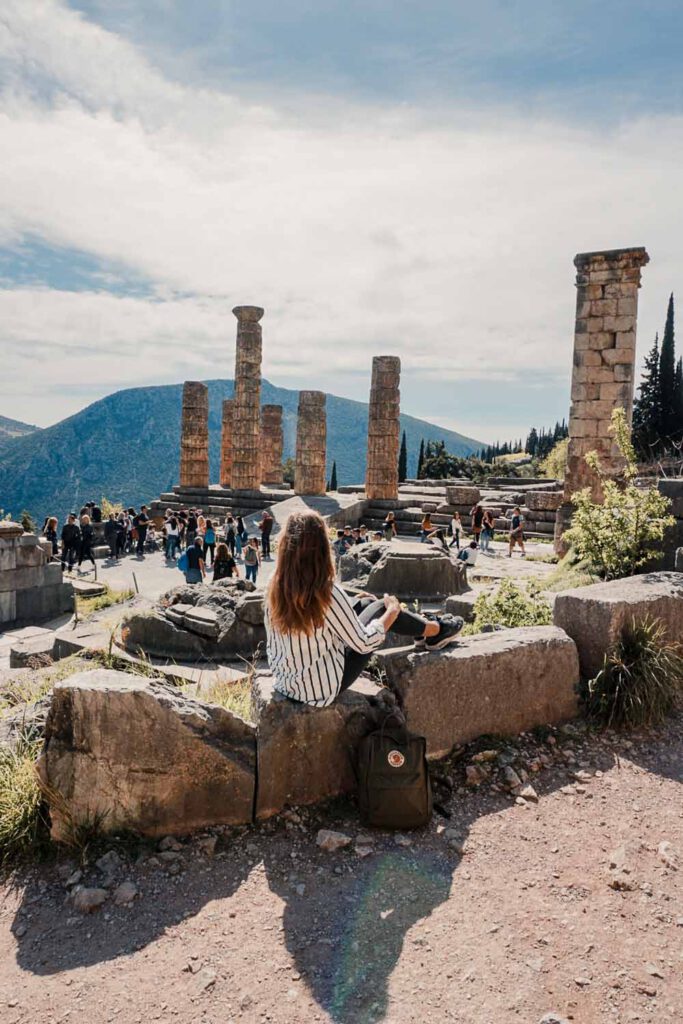 Remains of the Apollon Temple, Delphi - La Vie En Marine