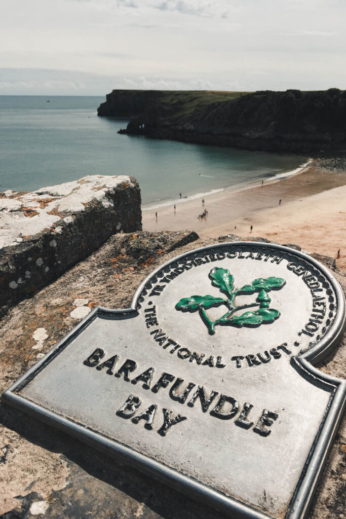 Barafundle Bay from Road Trip in South Wales