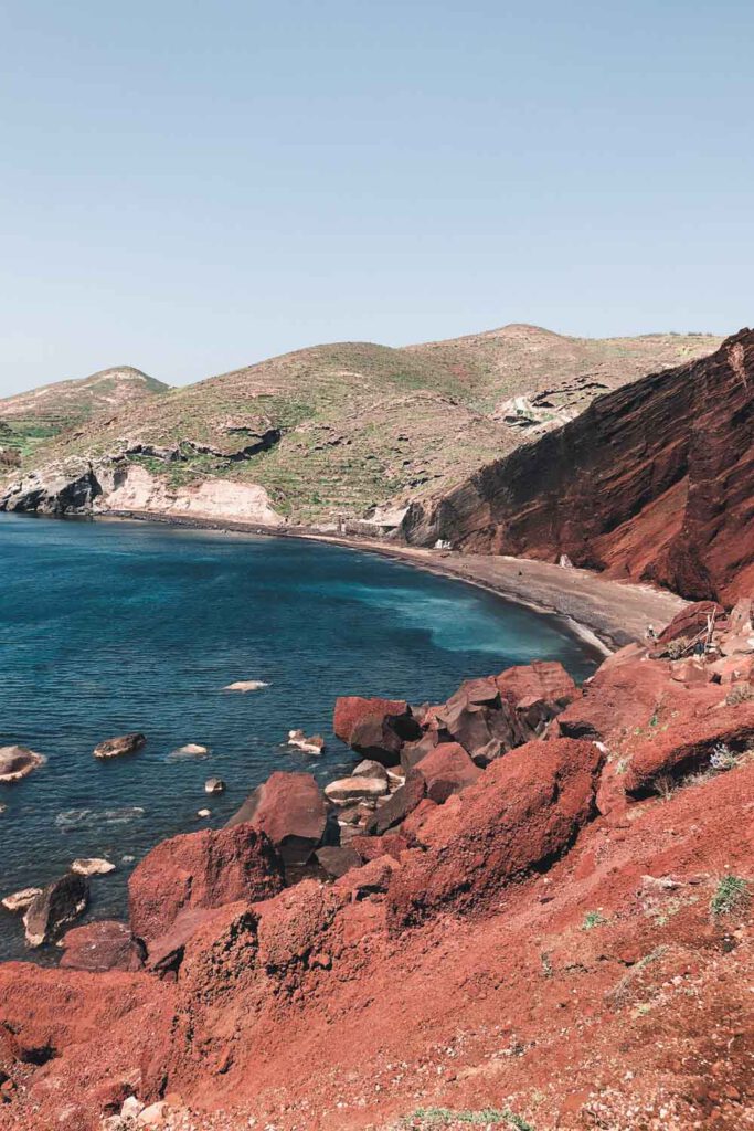 Santorini is More Than Just Oia - Red Beach in Santorini