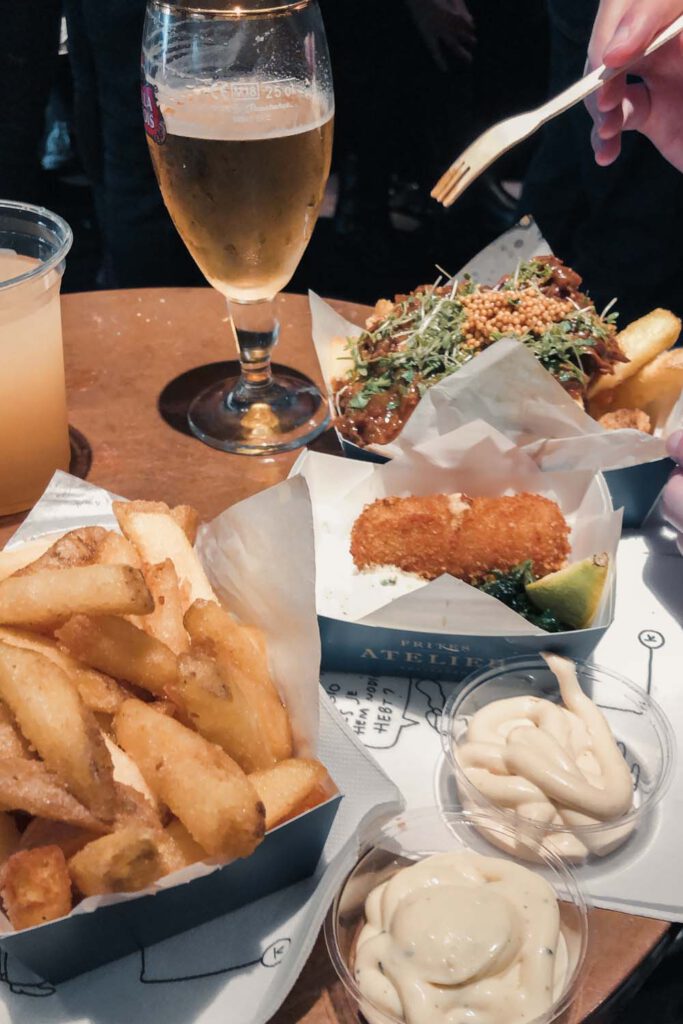 Platter of Belgian Fries