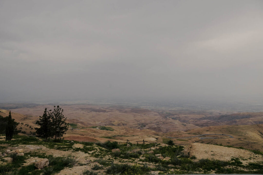 View upon the holy Land from Mount Nebo