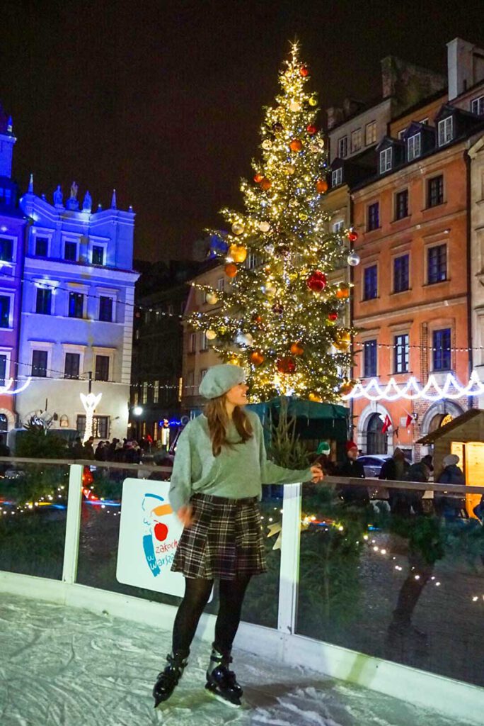 Ice Skating in Warsaw