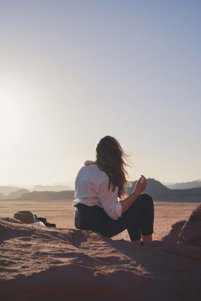 Seeing wadi rum desert