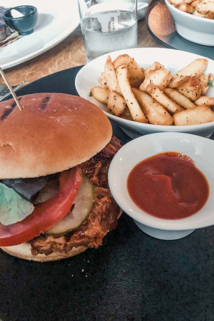 Pulled Pork Burger from Butcherei