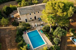 Finca Vacation on Mallorca - Our Finca from Above!