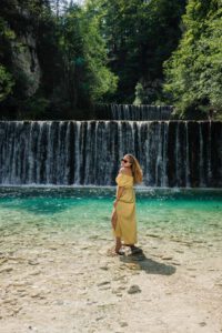 Places in Slovenia - Waterfall in Kranjska Gora