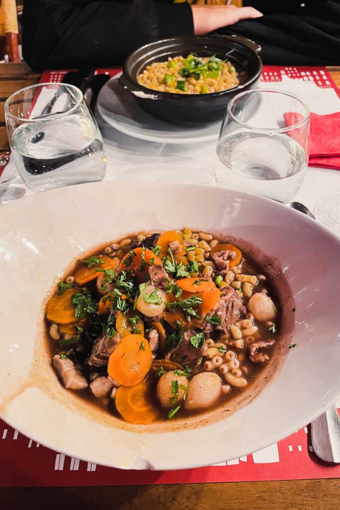 Restaurants in Paris - boeuf bourguignon at Le Petit Bouillon Pharamond