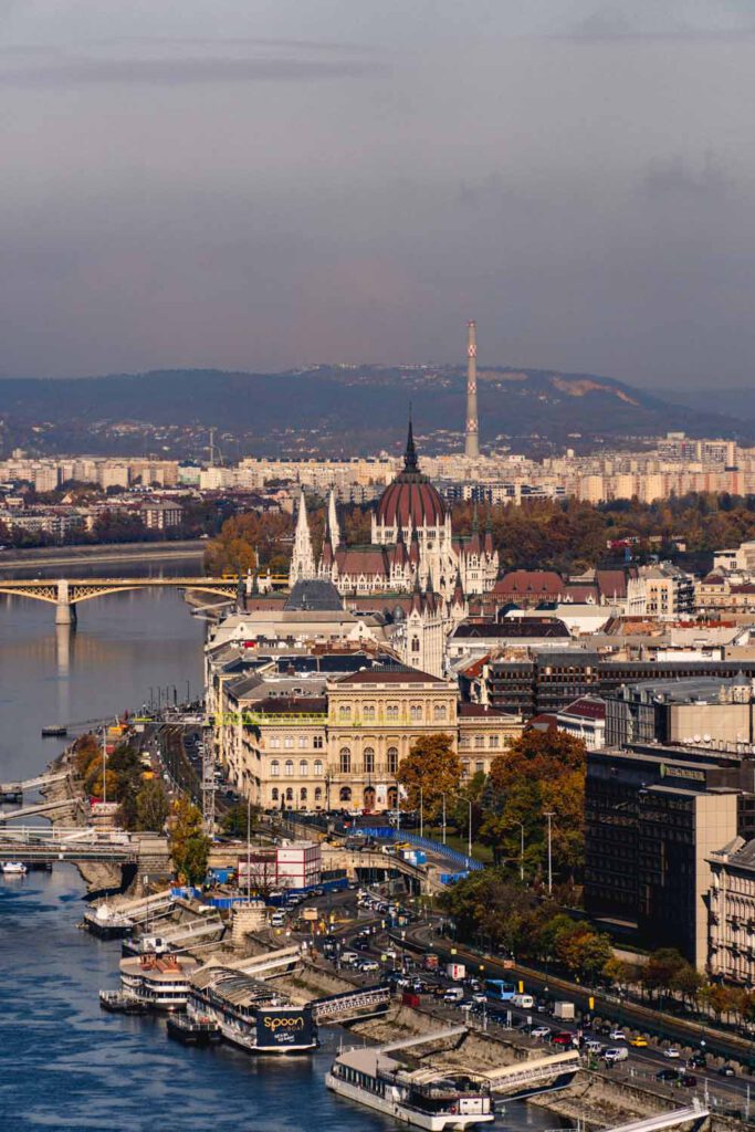 highlights of budapest - hike to gellert hill - parliament