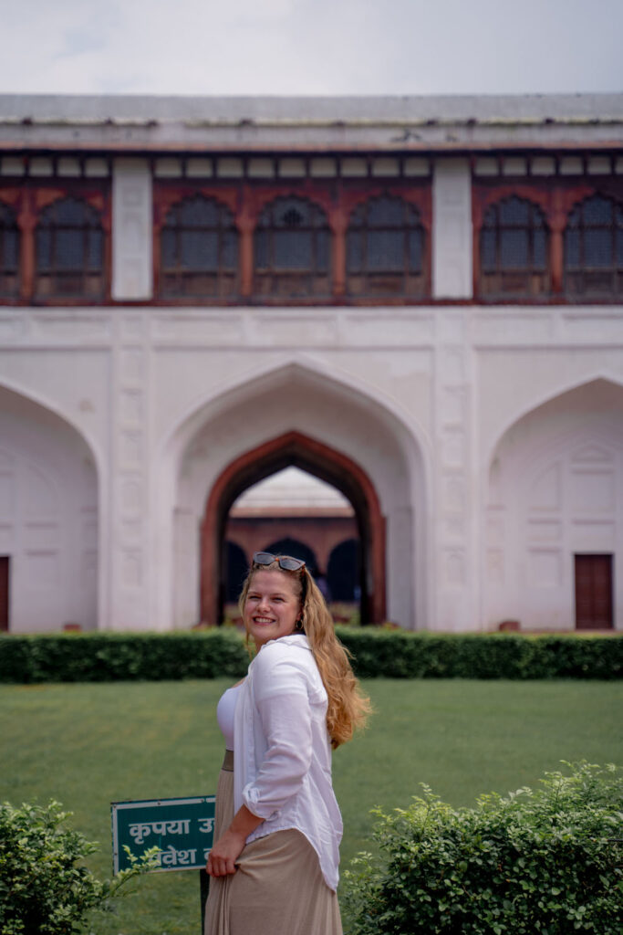 Courtyards of the Red Fort in Dehlie - India Itinerary