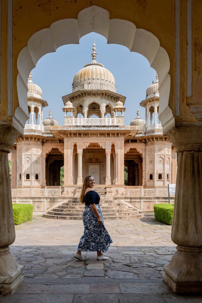 Entrance of Gaitore Ki Chhatriyan - India Itinarary