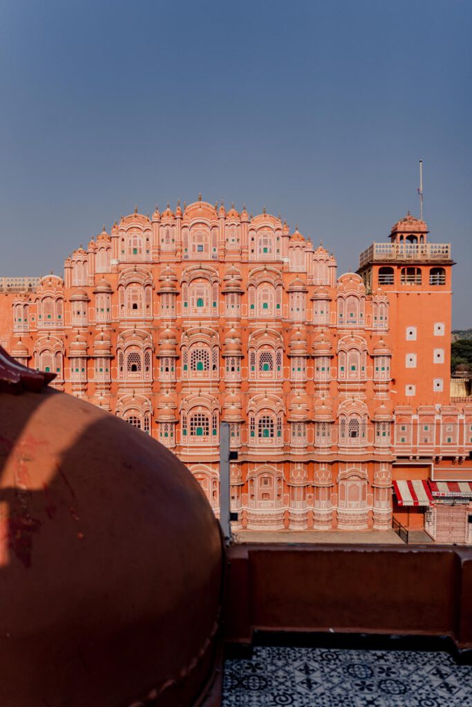 The most photogenic place on your Jaipur Itinerary will be the ornate Hawa Mahal. 