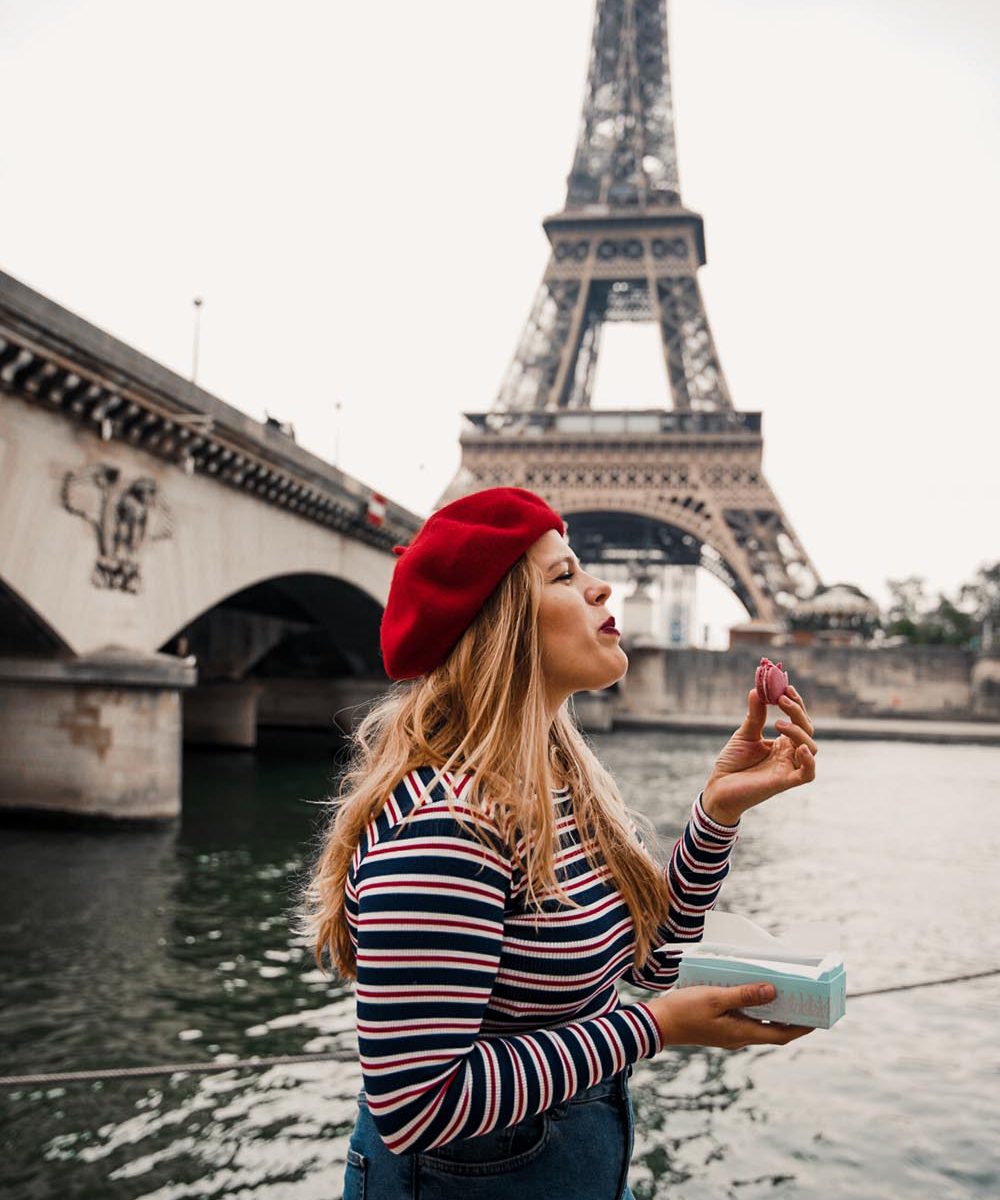 cafes in paris - macarons by laduree